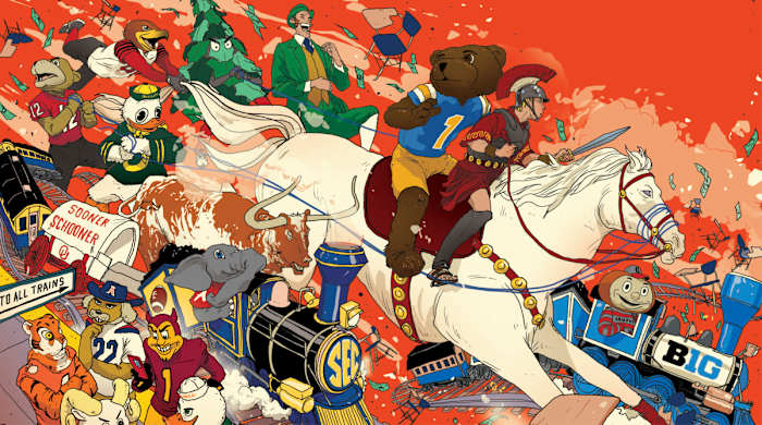 Sports Illustrated graphic: 2022 College football season